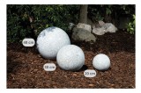 Boule déco granit gris 3 tailles