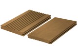 Lame de terrasse en bambou structure lisse ou striée coloris brun clair