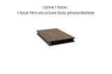 Lame de terrasse composite effet bois DFDF162 alvéolaire 4 m