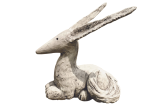 Statue de jardin Renard attentif Le Petit Prince - H. 41 cm
