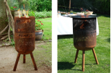 Braséro Barbecue BonVes - Foyer Extérieur Polyvalent
