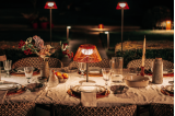 Lampe de table solaire Moos