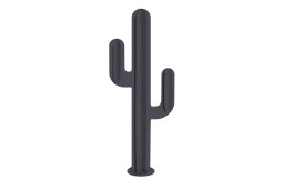 Déco extérieure Statue cactus 3 branches en métal gris