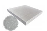 chaperon poteau motif granit gris