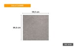 Dalle Grès Cérame Anthracite imitation pierre 59,5 x 59,5 cm