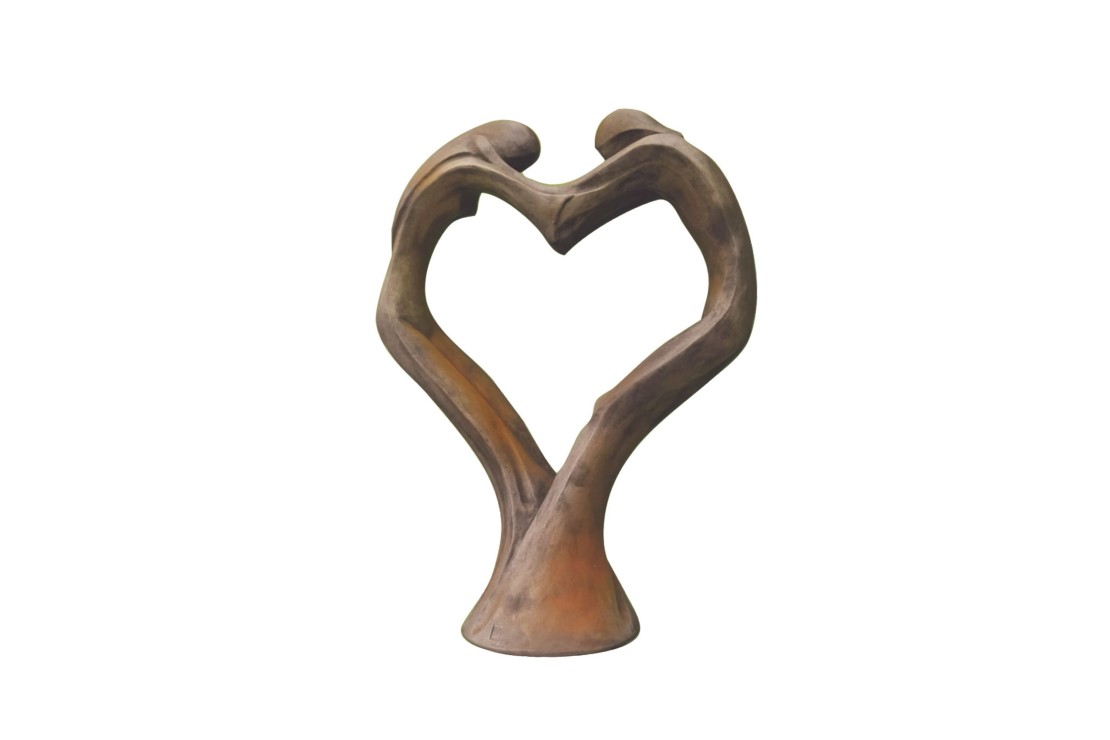 Statue de jardin Tristan et Yseult