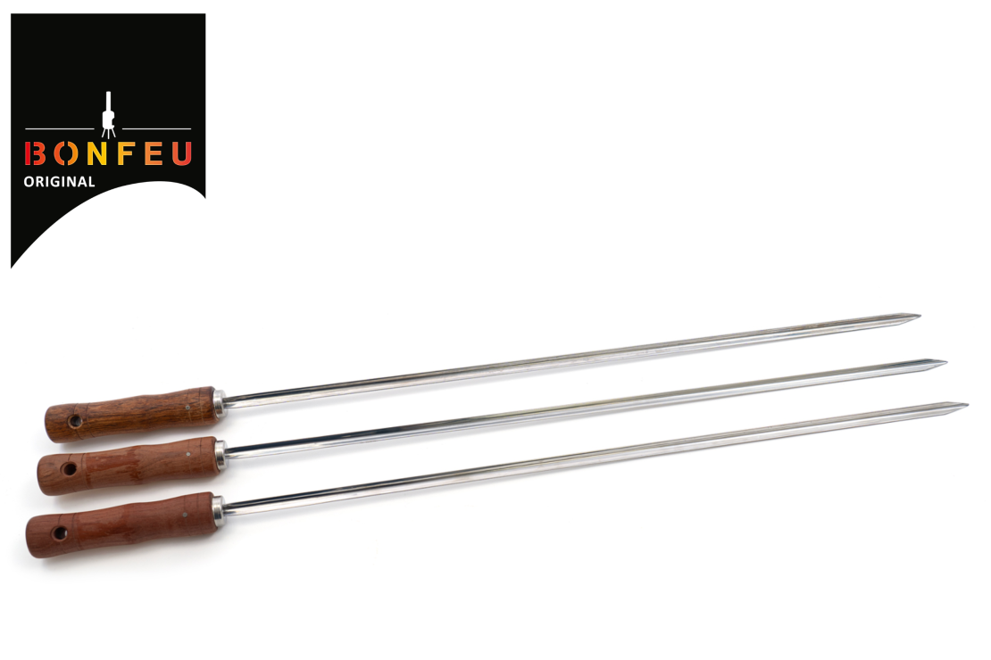 Lot de 3 brochettes Bonfeu