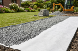Geotextile pour zon gravillonnée