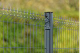 Fixation sur clôture panneau rigide