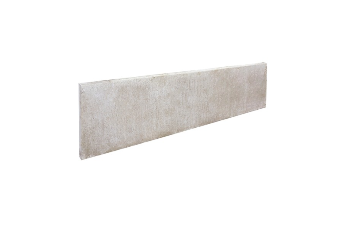 Plaque béton de soubassement 192x25x3,3 cm