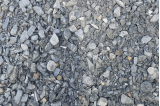 Zoom sur mélange graviers et sable