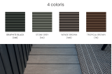 Lame de terrasse composite DFDE140 pleine double face 4 m