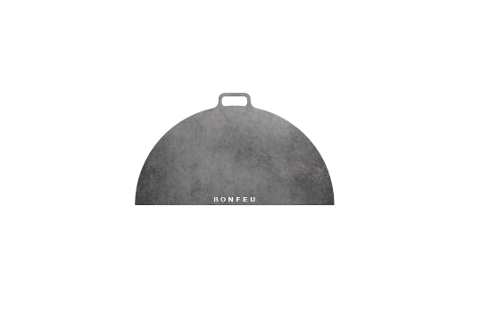 Demie plaque plancha pour bol à feu