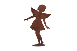 Figurine en métal rouillé 50% recyclé 104 cm de haut