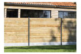 Poteau cloture en aluminium ref 38318