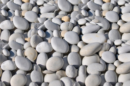 Galet naturel en marbre couleurs nuancées