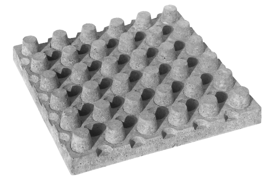 Dalle béton gazon drainante