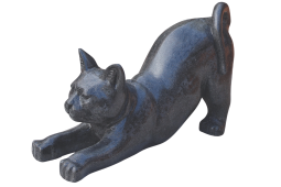 Statue Chat en Terrazzo...