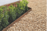 Bordure de jardin Linea fix en acier Corten