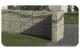 Mur Gabion en 3D en angle