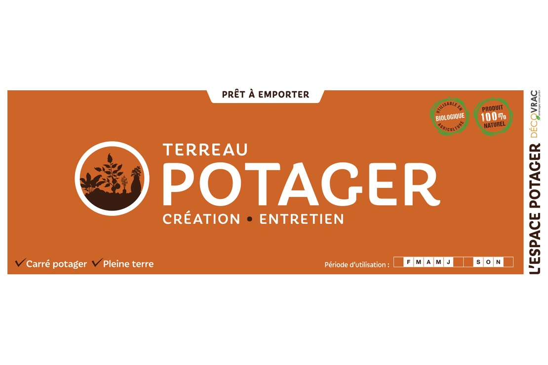 Terreau spécial potager pleine terre et carrés potagers