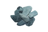 Zoom sur galet noir mat 60/100