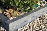 Bordure de jardin piquet ardoise noire