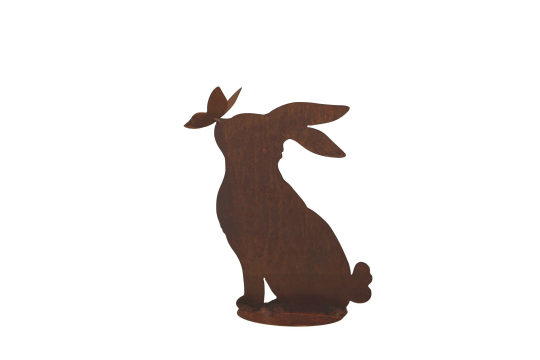 Lapin à Poser Déco Jardin H.31 cm