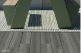 Lame de terrasse composite effet bois DFDF162 alvéolaire 4 m