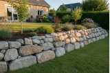 mur de souténement en roche gris beige 500 à 1500 kg