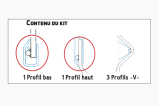 Kit Profilés de Finition pour lames Occultantes Composite NV