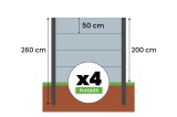 Plaque Béton Clôture
