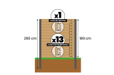 Lame de Clôture Bois Autoclave