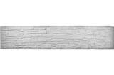 Zoom sur 1 plaque béton Maquis 36 cm de hauteur
