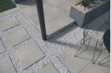Terrasse grès cérame avec dalle sur plots optimal