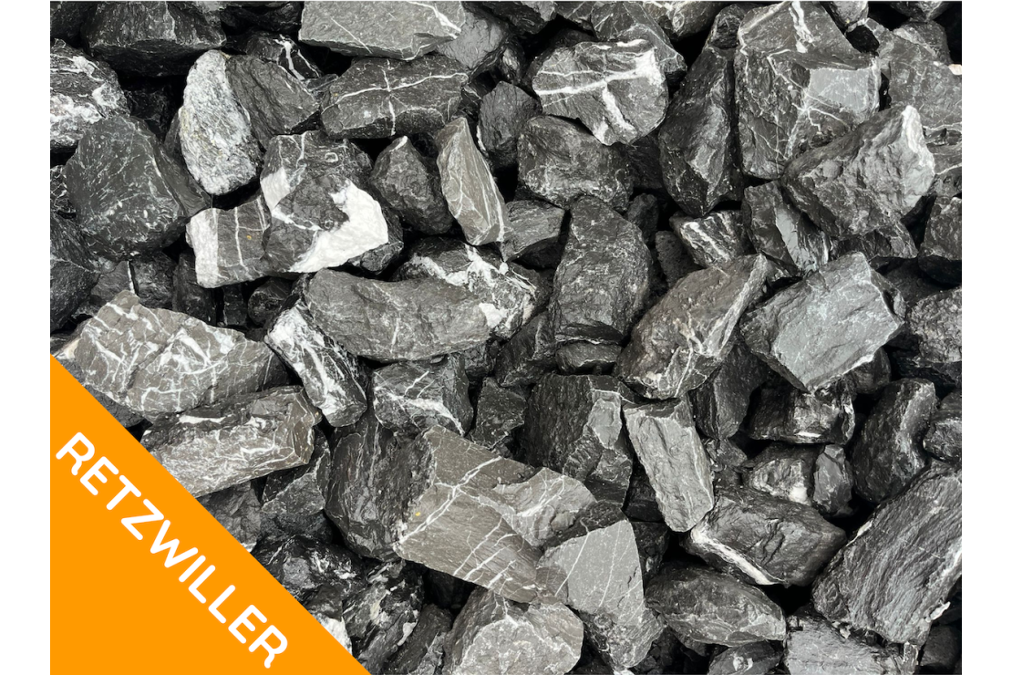 Roche noire 60/90 mm pour gabions