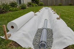 Geotextile pour aménagement extérieur, drainage ou allées carrossables