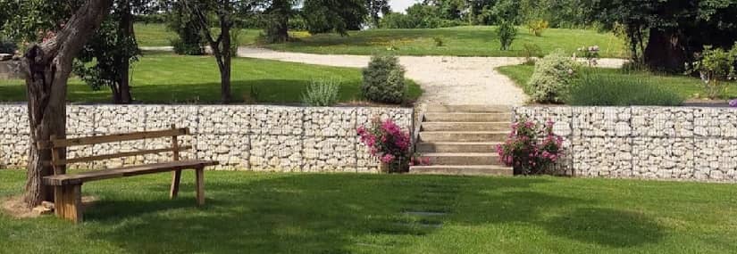 mur de soutènement en gabions